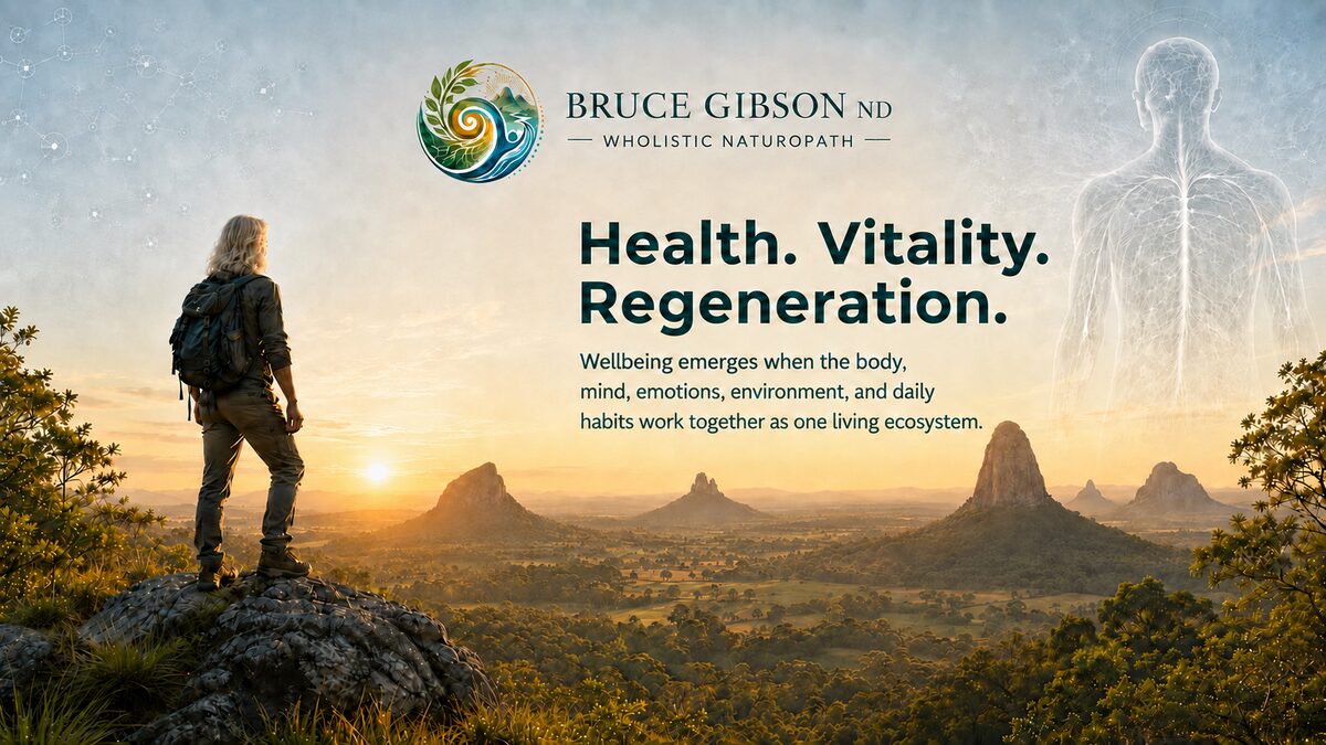 Bruce Gibson ND, Wholistic Naturopath, Glasshouse Mountains Queensland